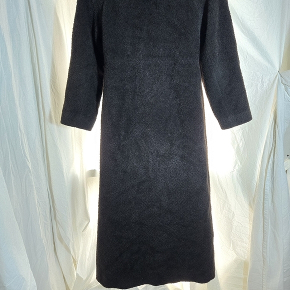 Chocolate Sachi Alpaca Suri Wool Coat EUC - Picture 4 of 15